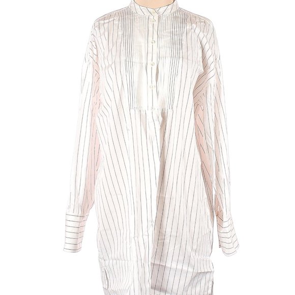 J. Crew Thomas Mason ® tunic dress in stripe - Picture 2 of 3